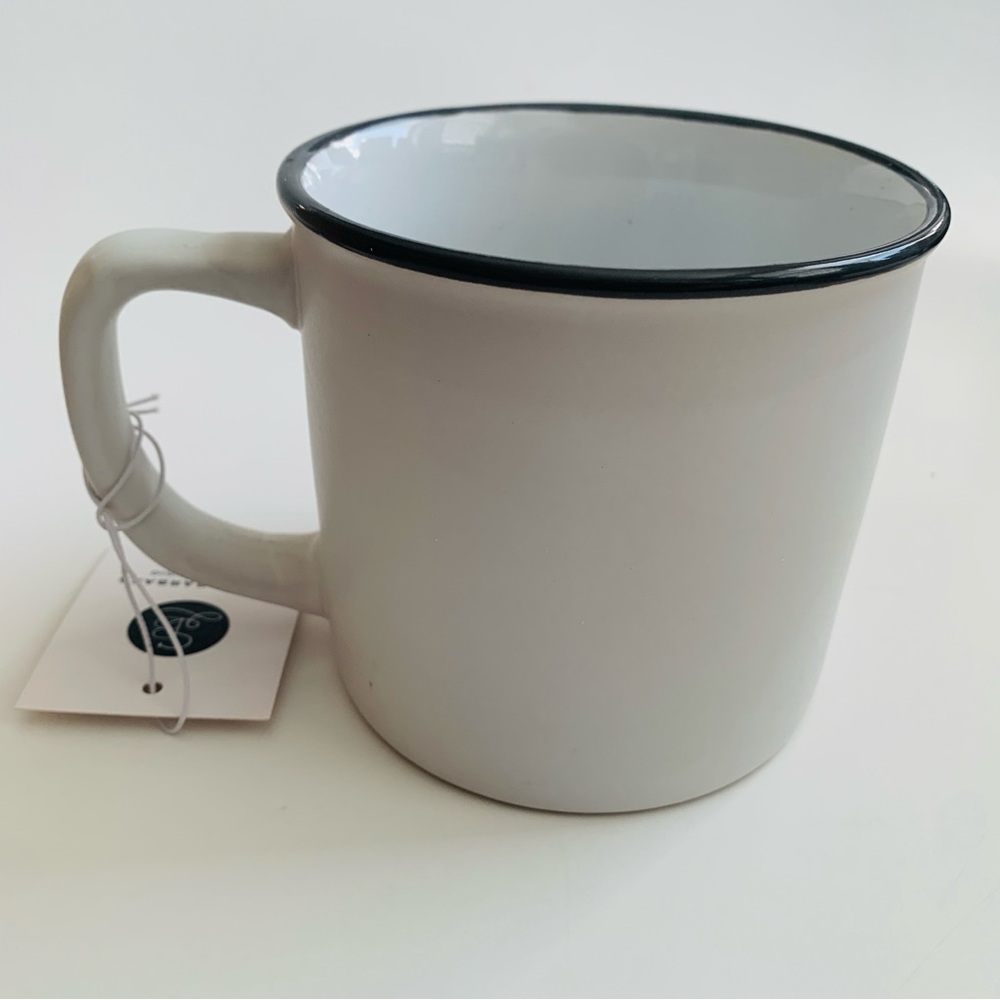 I Do Mug Matte White Stoneware 16oz NWT - Picture 4 of 12
